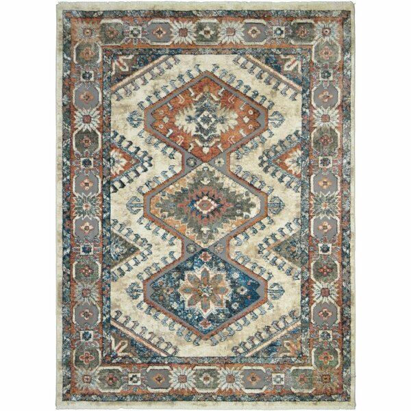 Mayberry Rug 2 ft. 1 in. x 3 ft. 3 in. Oxford Sahara Area Rug, Beige OX3191 2X3